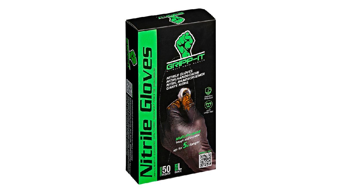 Gripp-It+Gants+Nitrile+-+taille+L+-+Noir+-+Bo%C3%AEte+distributrice+de+50+pcs