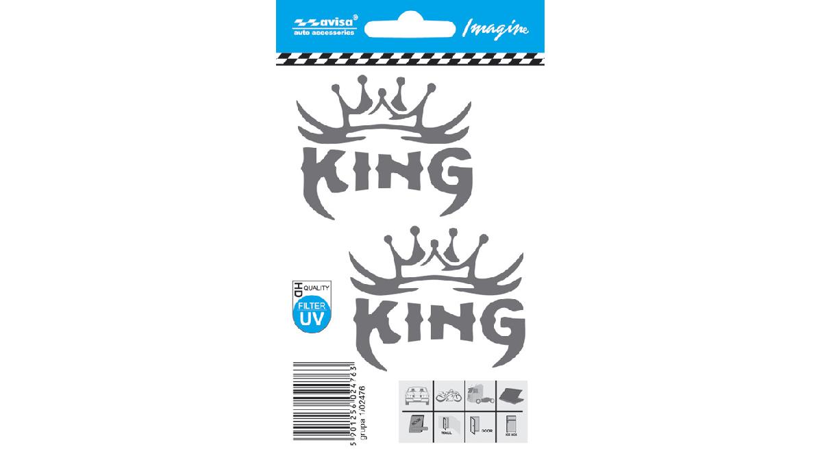 Autocollant+AutoTattoo+KING+2+pi%C3%A8ces+-+6x4%2C9cm