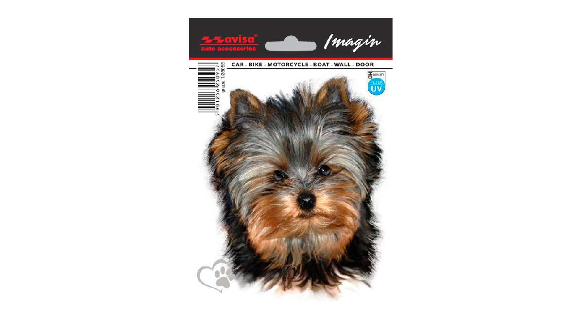 Autocollant+AutoTattoo+Yorkshire+Terrier+II+-+11x13cm