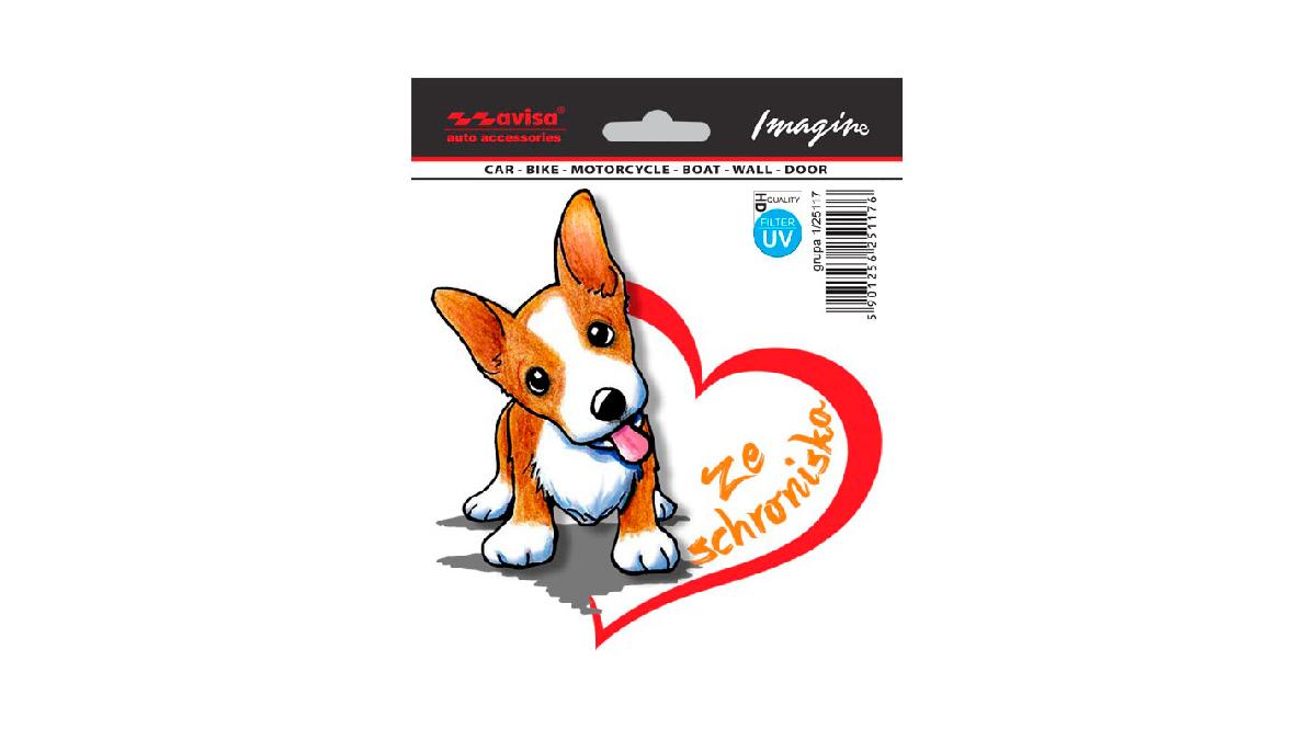 Autocollant+AutoTattoo+ZE+SCHRONISKA+-+13x13cm