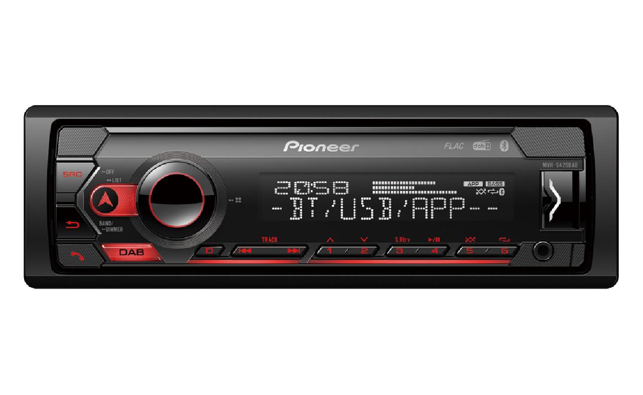 Pioneer-Autoradio Bluetooth Noir, Dab