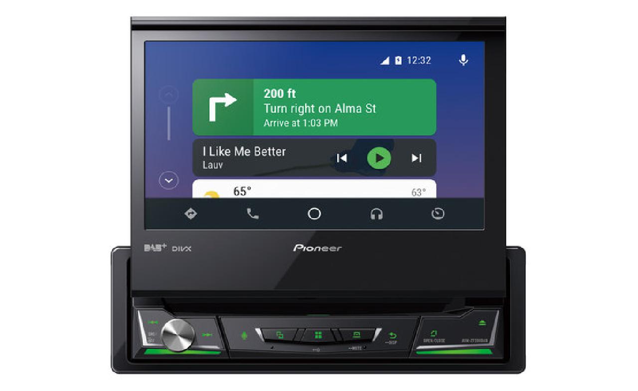 Pioneer AVH-A3200DAB2-Din Lecteur multimédia multi-écran tactile 6,2 avec radio numérique DAB/DAB+, WebLink, Bluetooth et GEQ 13 bandes