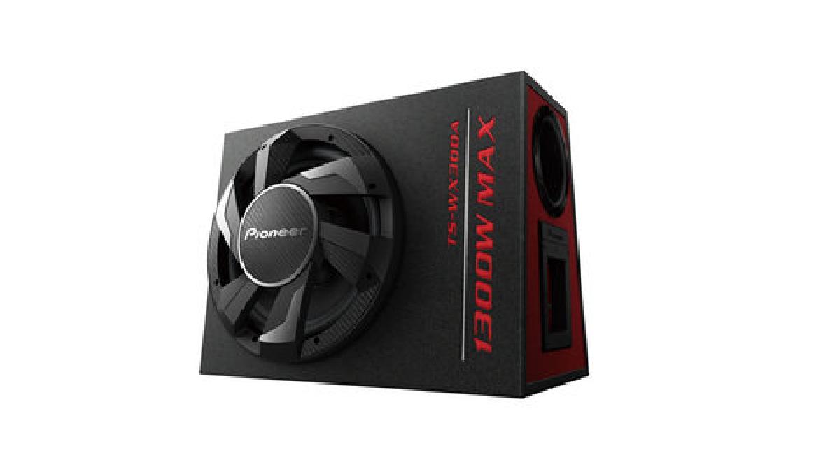 PIONEER+Caisson+de+basses+actif+30+cm+avec+amplificateur+int%C3%A9gr%C3%A9+de+Classe+D+%281+300+W%29%2C+simple+bobine.