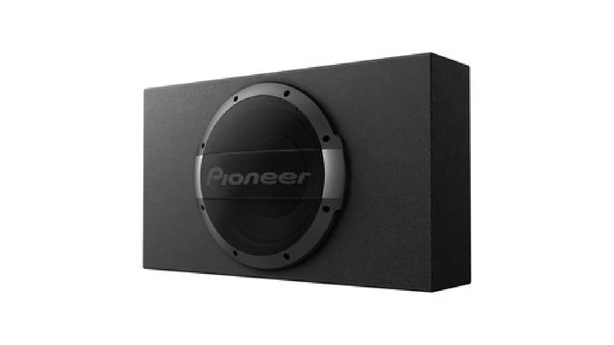 PIONEER+Caisson+de+basses+peu+profond+%C3%A0+charge+close%2C+25+cm%2C+avec+amplificateur+int%C3%A9gr%C3%A9+%281+200+W%29.