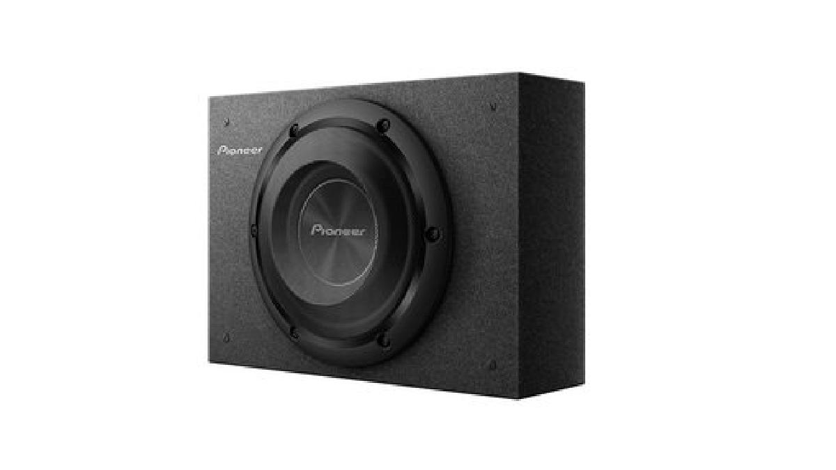 PIONEER+Caisson+de+basses+compos%C3%A9%2C+peu+profond%2C+%C3%A0+charge+close+de+s%C3%A9rie+A%2C+20+cm%2C+700+W+MAX.+250+W+NOM.