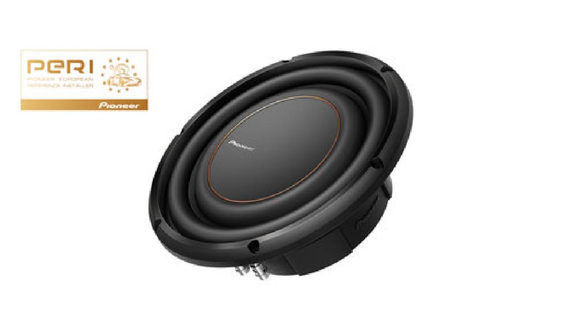 PIONEER+Caisson+de+graves+compos%C3%A9+peu+profond+de+s%C3%A9rie+D+25+cm+%281+300+W%29