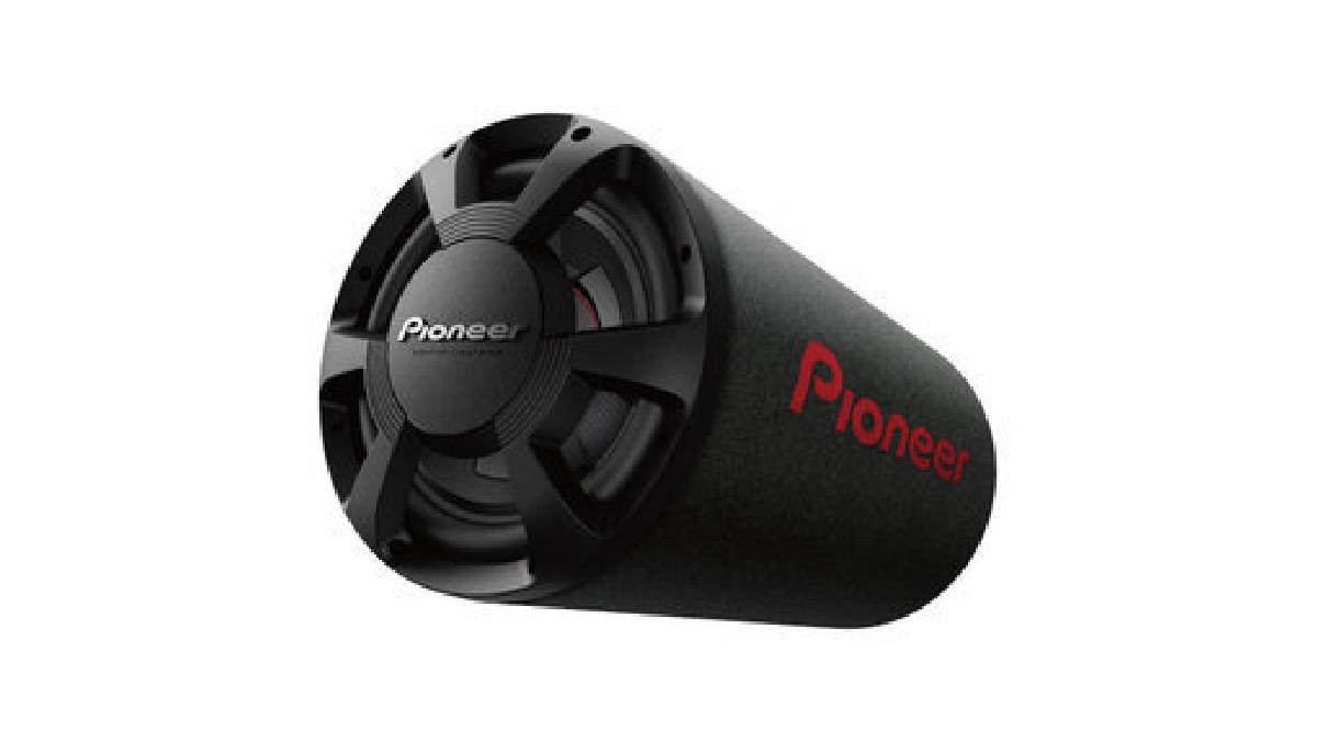 PIONEER+Caisson+de+graves+de+30+cm+pr%C3%A9-install%C3%A9+dans+une+enceinte+tubulaire+bass-reflex+%281300+W%29