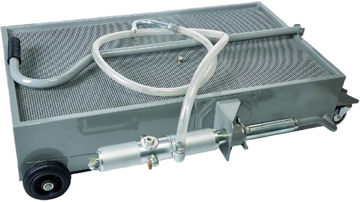 BAC+RECUPERATEUR+HUILE+AU+SOL+50L+1003X600X230+-+PNEUMATIQUE