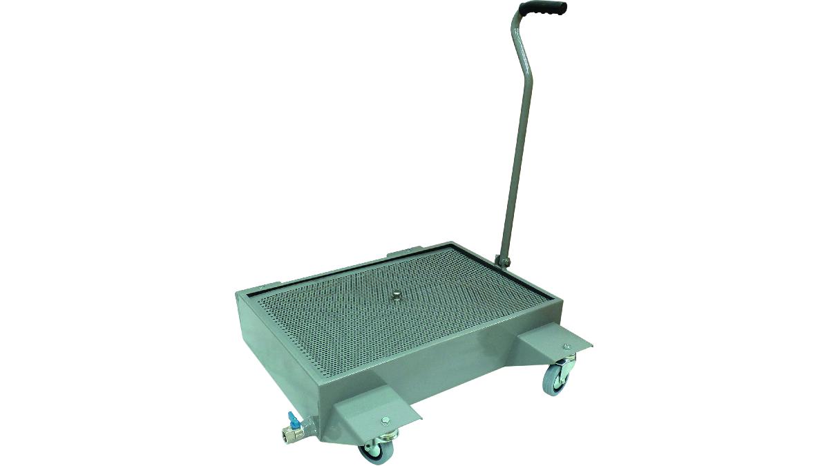 BAC+RECUPERATEUR+HUILE+AU+SOL+24L+600X400X150