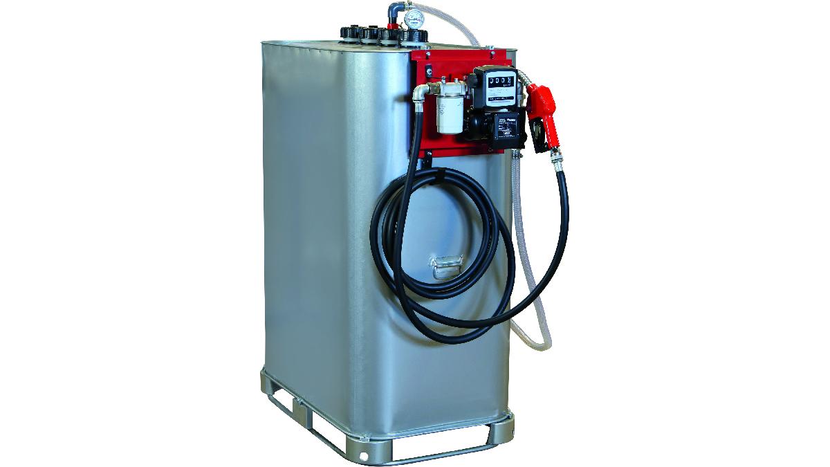 CUVE+STOCKAGE+FUEL+GALVA+DP+999L+STATION+230V+60L%2FMIN