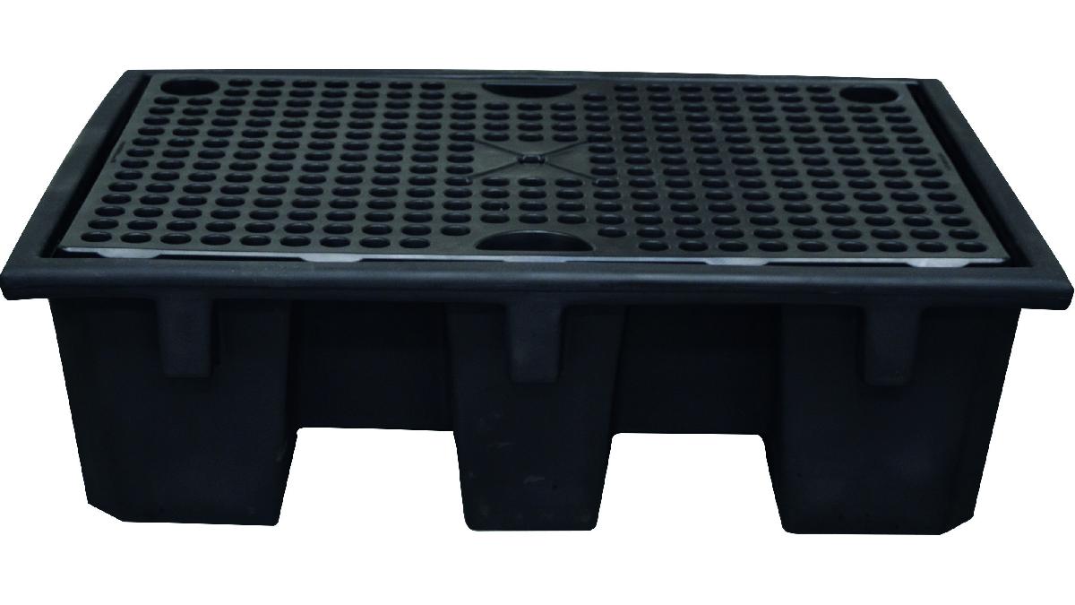 BAC+DE+RETENTION+POLYETHTLENE+240L+130X90X39CM+AVEC+CAILLEBOTTIS+POLYETHYLENE