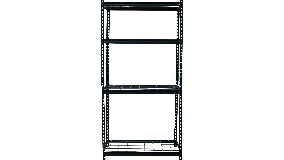 ETAGERE+METALLIQUE+4+TABLETTES+91X45X167CM+%28200+KGS+PAR+ETAGERE%29+-+NOIRE