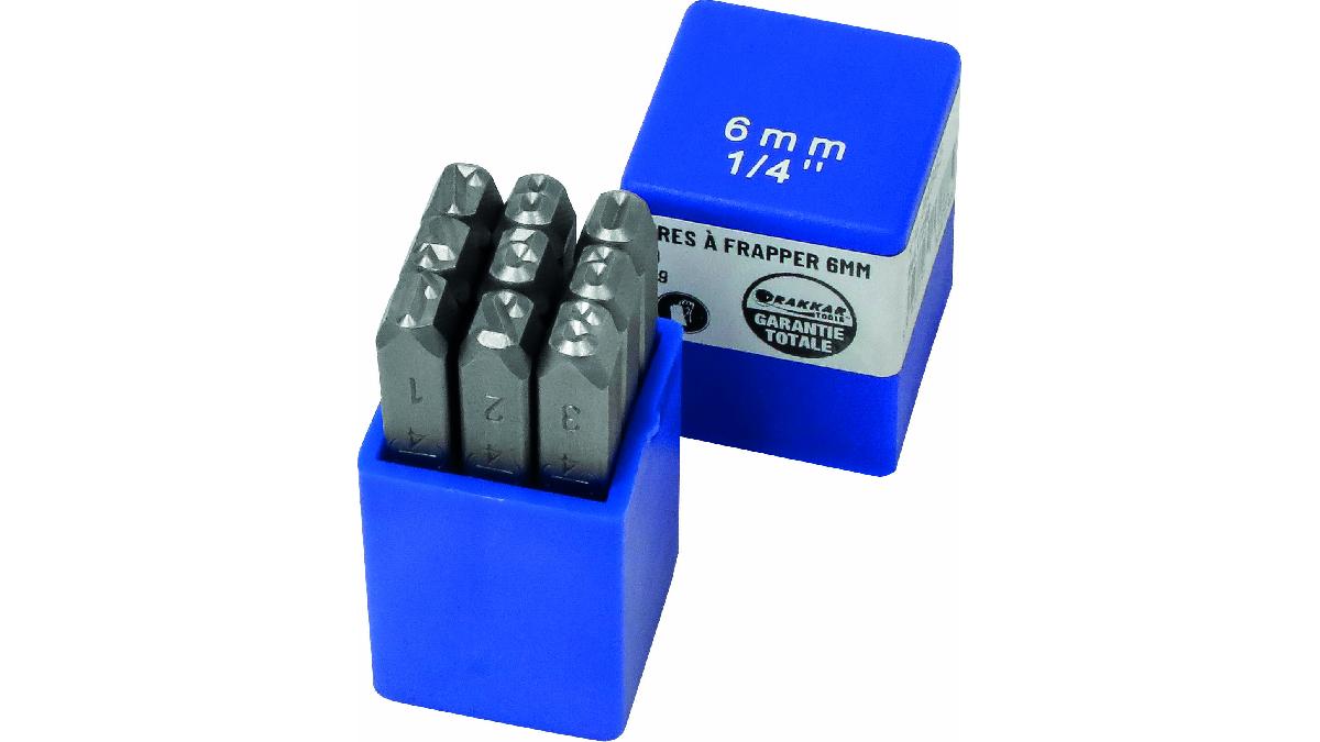 CHIFFRE+A+FRAPPER+6mm+%281%2F4%22%29