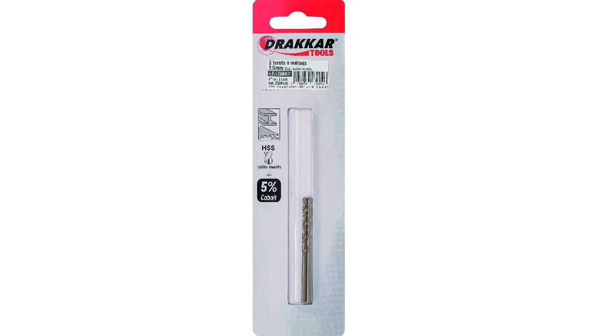 2+FORETS+COBALT+DIN+338+DIAM+2.50