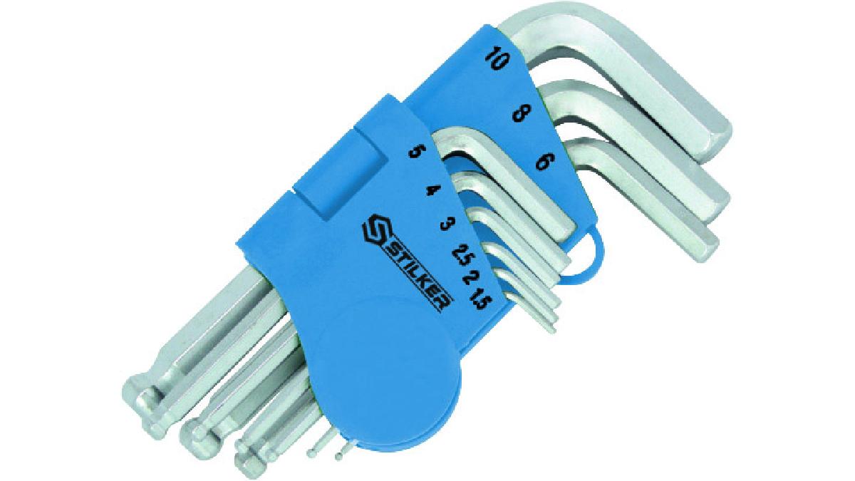 JEU+10+CLES+MALES+COUDEES+HEXAGONALES+COURTES