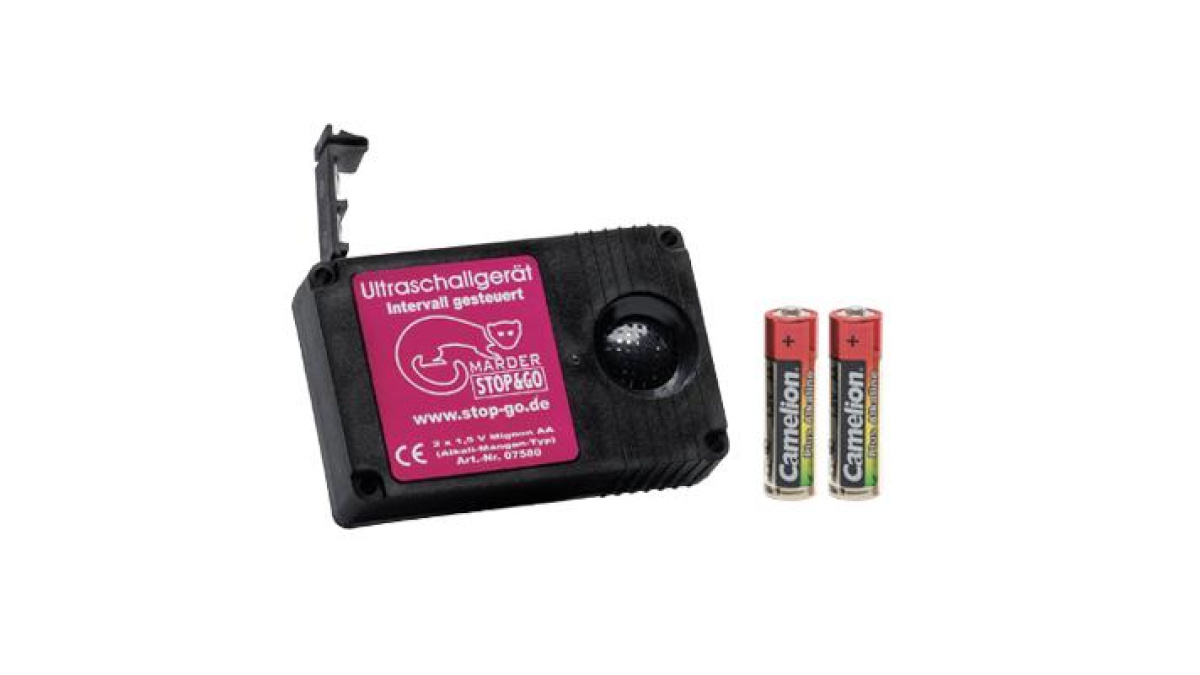 Appareil+anti-martres+%C3%A0+ultrasons+%C3%A0+piles+LR6+STOP%26GO