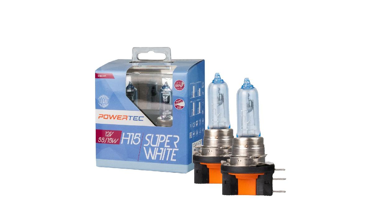 Ampoule+halog%C3%A8ne+Powertec+SuperWhite+H15+12V+DUO