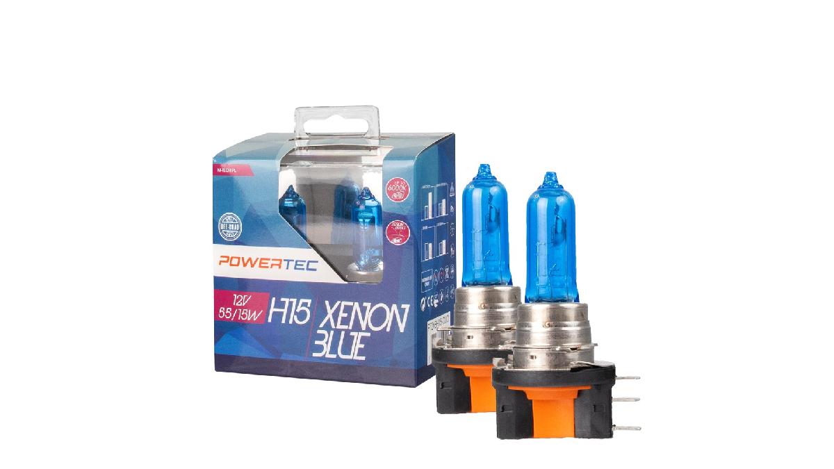 Ampoule+halog%C3%A8ne+Powertec+Xenon+Blue+H15+12V+DUO