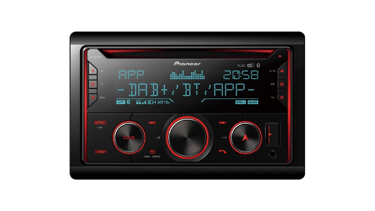 PIONEER+Autoradio+CD%2C+2+DIN%2C+Bluetooth%C2%AE%2C+application+Pioneer+Smart+Sync