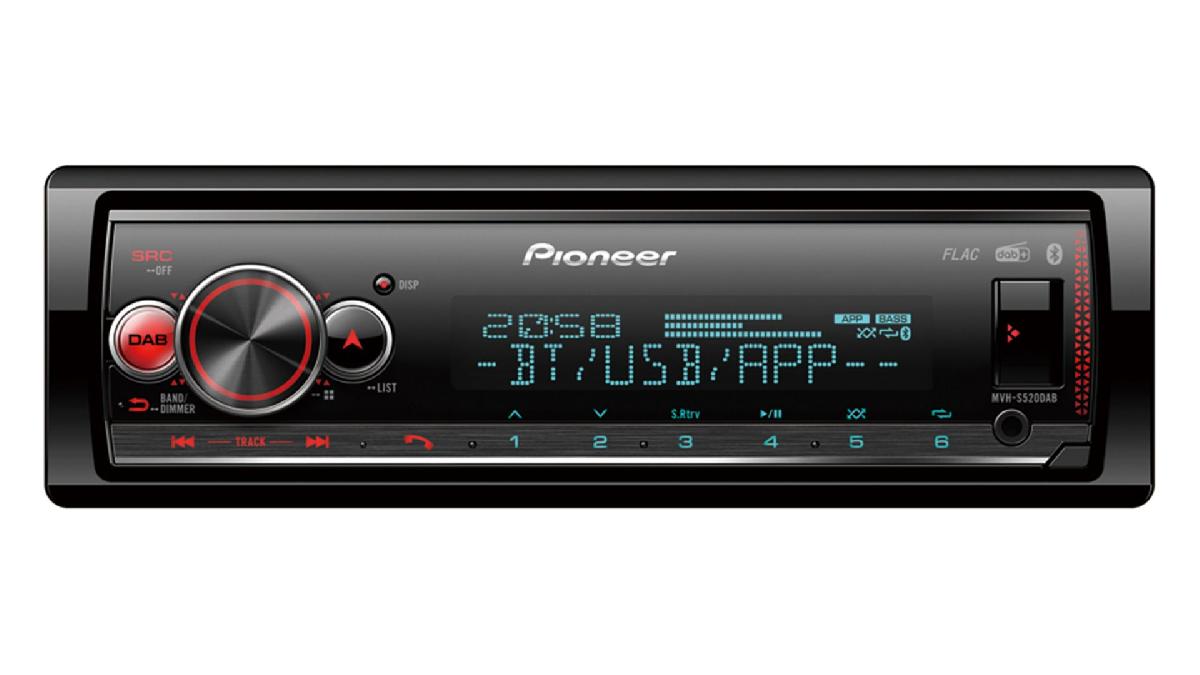 PIONEER+Autoradio%2C+1+DIN%2C+Bluetooth%C2%AE%2C+application+Pioneer+Smart+Sync