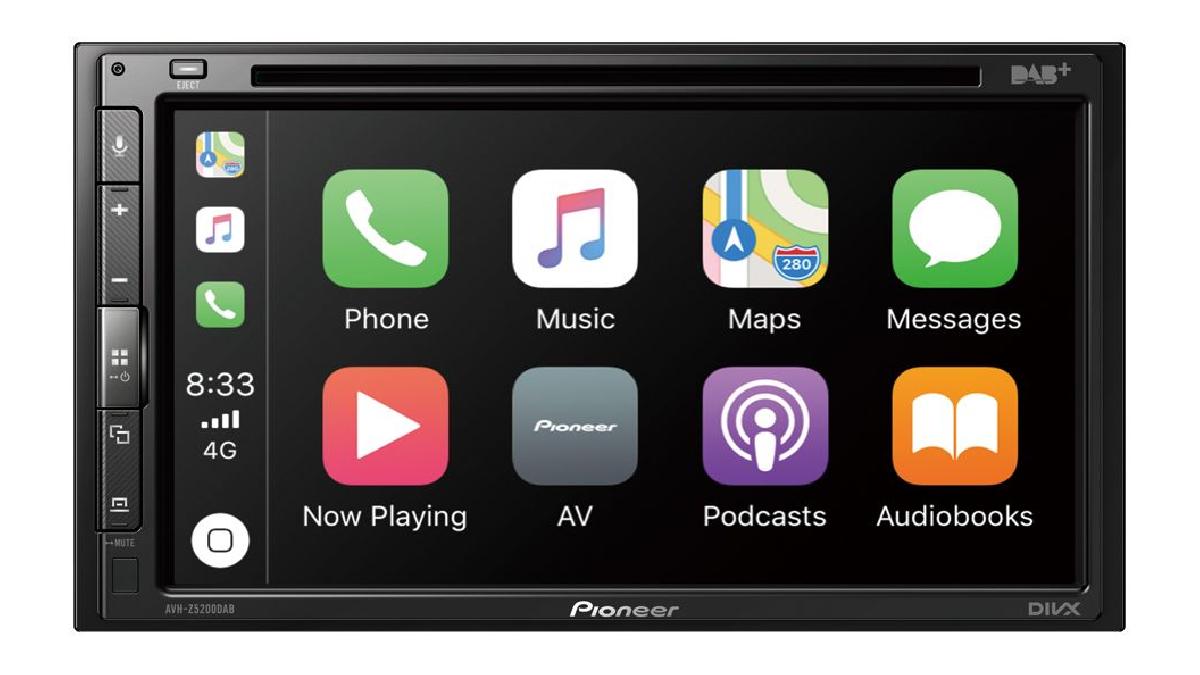 PIONEER+Autoradio+Multim%C3%A9dia+DVD%2C+2+DIN%2C+%C3%89cran+6%2C8%22%2C+Apple+CarPlay%C2%AE%2C+Android+Auto%E2%84%A2%2C+Bluetooth%C2%AE%2C+Cam%C3%A9ra+de+recul