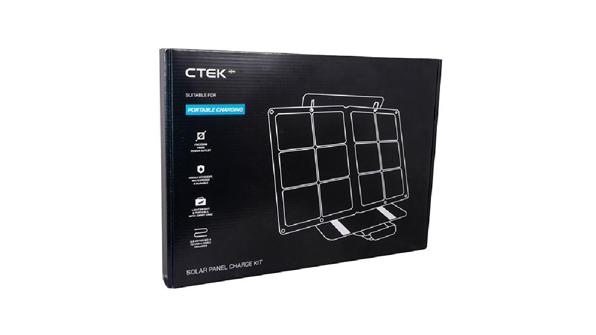 CTEK+PANNEAU+SOLAIRE+DE+RECHARGE+POUR+Chargeur+CS+FREE